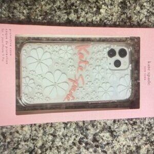Kate Spade Clear and Pink Floral iPhone 11 Pro Case